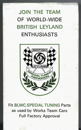 Blmc special tuning 1969 1970 - blmc, 1969-1970