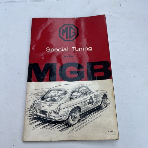 Mgb special tuning booklet - mgb,