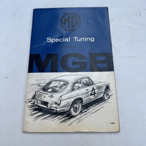 Mgb special tuning booklet - special,