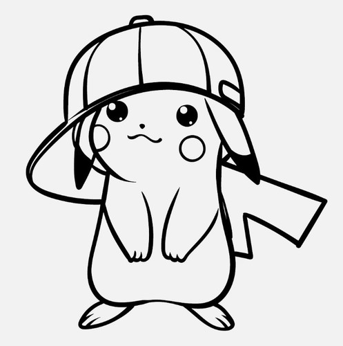 Adesivo pikachu style - adesivo,