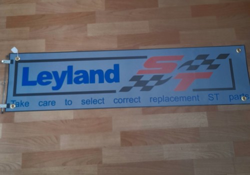 Striscione ricreato leyland - ricreato,