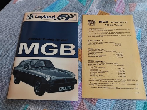 Mgb special tuning libretto - special,
