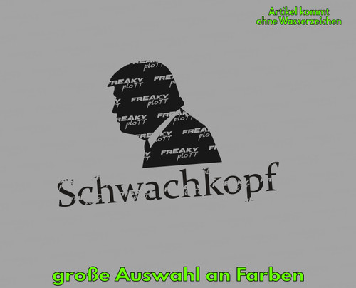 Adesivo schwachkopf style - schwachkopf,